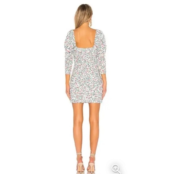 Lovers + Friends Ditsy Floral Long Sleeve Ruched Mini Dress Lovers and Friends - Picture 10 of 10